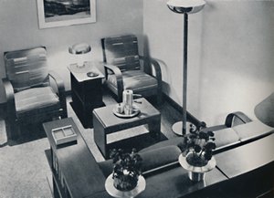 Een deel van de woonkamer, 1936 door Unbekannt