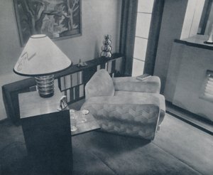 Een kleine kamer ontworpen en ingericht door Michael Dawn, Bedford, Engeland, 1935 door Unbekannt