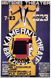 Een tour van het Moskouse Kamer Theater, 1923
