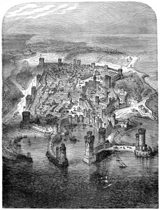 Een uitzicht op Rhodos, 1480 1882-1884 door Unbekannt