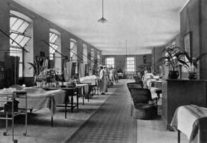 Een zaal in Guys Hospital, Southwark, Londen, 1904