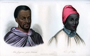 Abbas Gregorius en een inboorling van Hausa, 1848