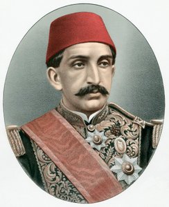 Abdul Hamid II 1842-1918, laatste sultan van Turkije, ca. 1880