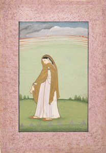 Abhisarika Nayika, een heldin die verlangt naar haar minnaar, ca. 1790-1800