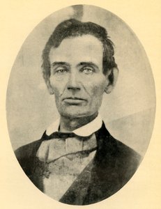 Abraham Lincoln, 1858 door Unbekannt