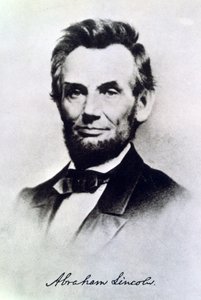 Abraham Lincoln, president van de VS, c1865 door Unbekannt