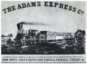 Adams Express Company advertentie, ca. 1860s-1954 door Unbekannt
