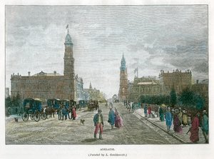 Adelaide, Zuid-Australië, Australië, ca. 1890 door Unbekannt