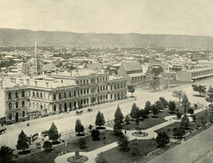 Adelaide, vanaf de Post Office Tower, 1901