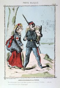 Adieux dun Moblot a la Mobile, 1870-1871 door Unbekannt