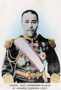 Admiraal Togo, Opperbevelhebber van de Japanse Gecombineerde Vloot, ca. 1903-1905 door Unbekannt