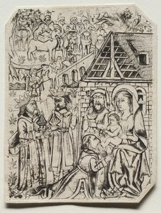 Aanbidding der Wijzen, 1400s