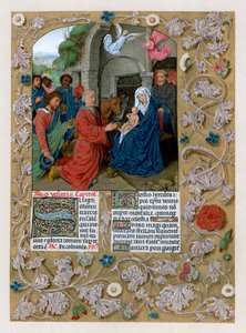 Aanbidding der wijzen, c1490-1497 door Unbekannt