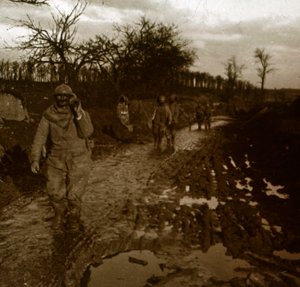 Vooruitgang, Kemmel, Vlaanderen, België, ca. 1914-ca. 1918 door Unbekannt