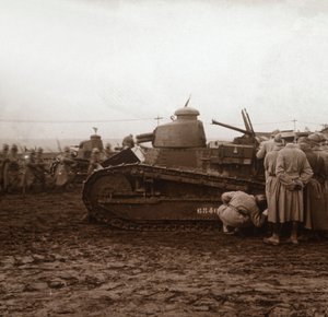 Vooruitgang met tanks, ca. 1914-ca. 1918