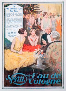 Advertentie voor 4711 Eau de Cologne, 1928 door Unbekannt