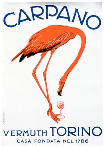 Advertentie voor Carpano Vermouth