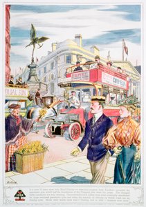 Advertentie voor Dunlop banden, 1938 door Unbekannt