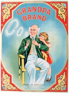 Advertentie voor Grandpa Brand pijptabak