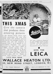 Advertentie voor Leica-camera