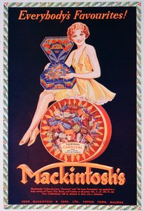 Advertentie voor Mackintoshs toffee, 1932