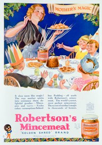 Advertentie voor Robertsons Mincemeat, 1933