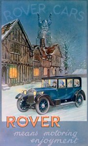 Advertentie voor Rover Cars, 1927 door Unbekannt