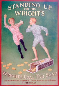 Advertentie voor Wrights teerzeep, 1909