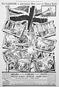 Advertentie voor de Gramophone and Typewriter Co, 1906 door Unbekannt