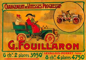 Advertentie voor Fouillaron auto