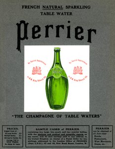 Advertentie voor Perrier water, 1905 door Unbekannt