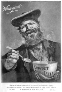 Advertentie voor Provost Oats, 1901