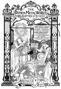 Advertentie voor de Women Metal Workers Company in Londen, 1901