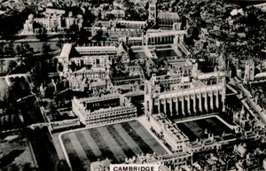 Luchtfoto van Cambridge, 1939 door Unbekannt