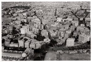 Luchtfoto van Nieuw-Caïro, Egypte, vanuit een Zeppelin, 1931 1933 door Unbekannt