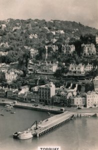 Luchtfoto van Torquay, 1939 door Unbekannt
