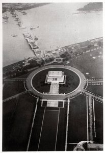 Luchtfoto van het Lincoln Memorial, Washington DC, VS, vanuit een Zeppelin, 1928-1933 door Unbekannt