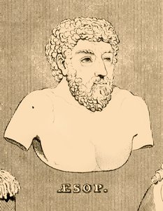 Aesopus, ca. 620-564 v.Chr., 1830 door Unbekannt