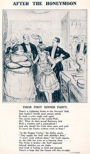 Na de huwelijksreis - Hun eerste dinerfeest