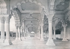 Agra. De Dewan-i-am, of Hal van Publieke Audiëntie, ca. 1910