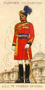 Adjudant van de onderkoning van India door Unbekannt