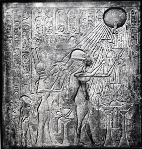 Akhenaten Amenhotep IV ketterse Egyptische farao door Unbekannt