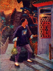 Aladdin ontdekt de Lamp, ca. 1930 door Unbekannt