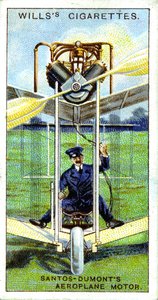 Alberto Santos-Dumont, Braziliaanse luchtvaartpionier, eerste geregistreerde vlucht in Europa, 1906, 1915