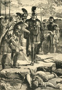 Alexander en het Lichaam van Darius, 1890 door Unbekannt