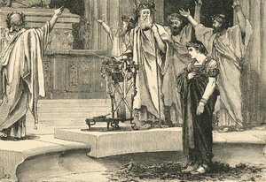 Alexander bij de Tempel van Jupiter Ammon, 1890