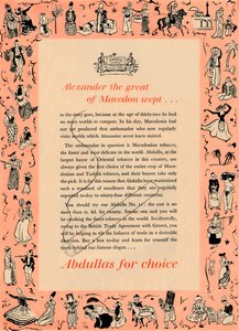 Alexander de Grote van Macedonië huilde Abdullas om keuze door Unbekannt