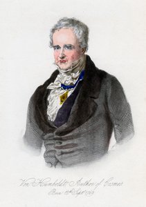 Alexander von Humboldt, Pruisische natuuronderzoeker en ontdekkingsreiziger, 19e eeuw door Unbekannt