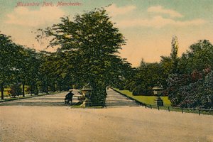 Alexandra Park, Manchester, ca. 1905 door Unbekannt