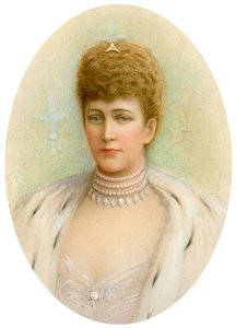 Alexandra, Koningin-Gemalin van Koning Edward VII van het Verenigd Koninkrijk, 1905 door Unbekannt